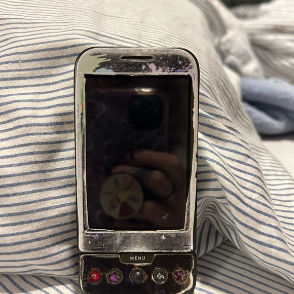 HTC Dream Google G1 (DREA100) 128MB (T-Mobile) Black Android Smartphone (PARTS) - Picture 1 of 8